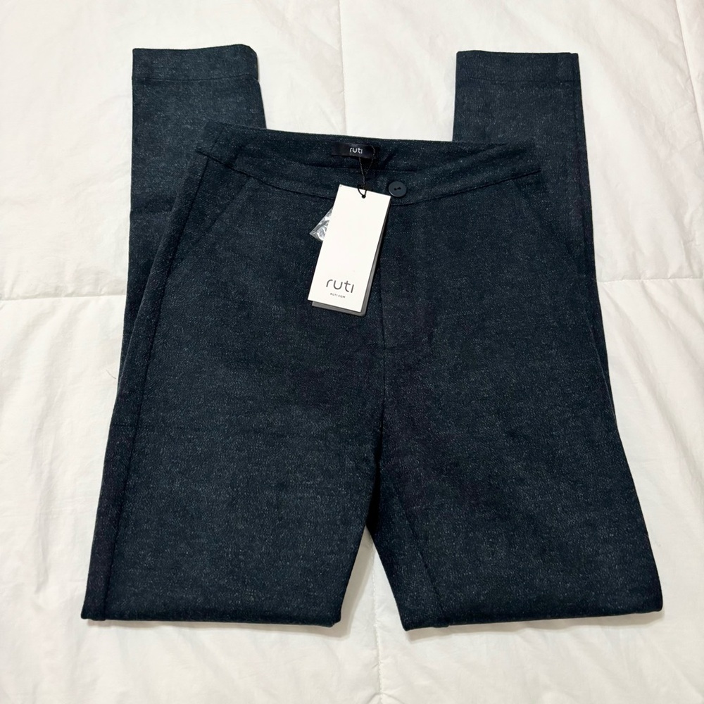 New RUTI Forest Green Isolde Straight Leg Pants